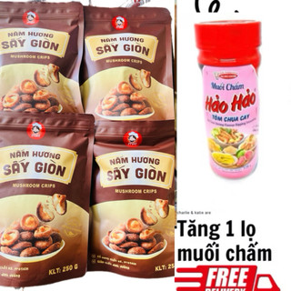  Combo 4 gói nấm sấy nhà MAT tặng muối hảo hảo. 250g  gói 