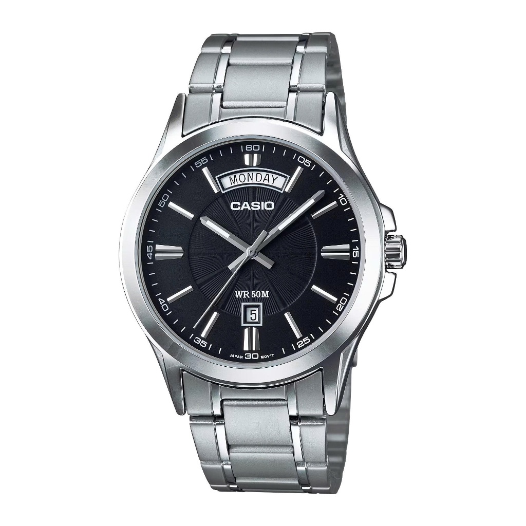 Đồng Hồ Casio Nam Dây Kim Loại MTP-1381D-1AV Chính Hãng