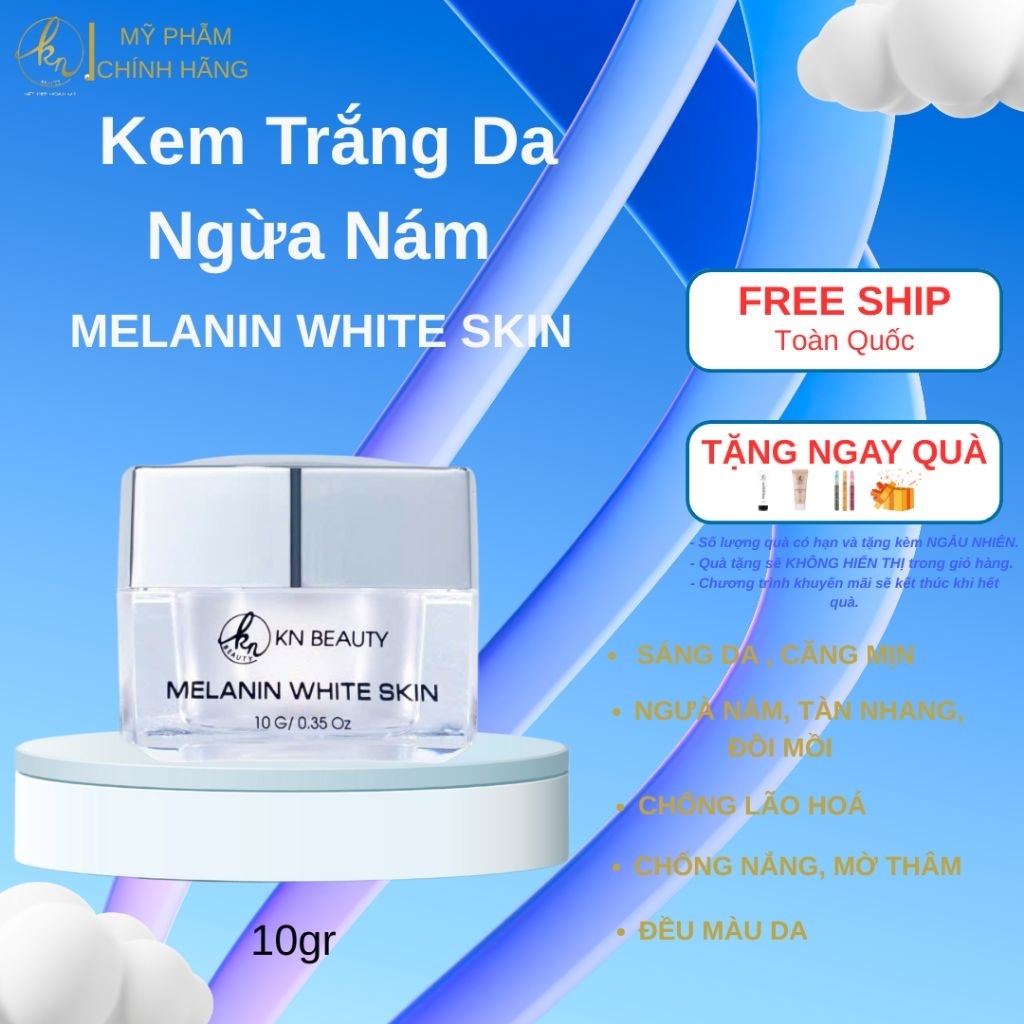 [ KÈM QUÀ ] Kem Dưỡng Trắng Ngừa Nám KN Beauty