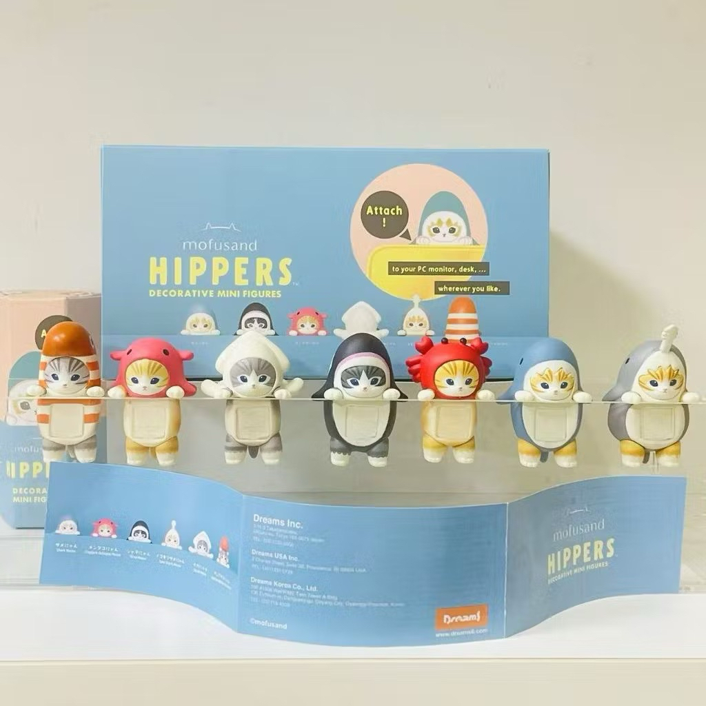 [Sẵn | Chính Hãng] - Hippers Mofusand - Decorative mini figures Blindbox (đu điện thoại)