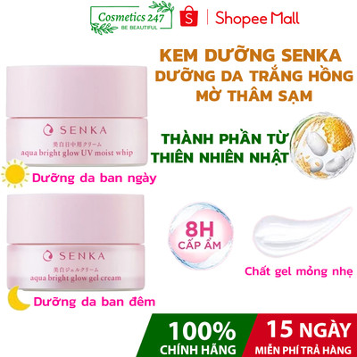 Kem Dưỡng Senka Ban Ngày Và Ban Đêm 50G