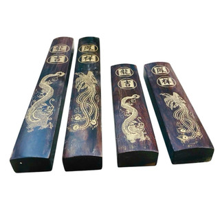 Chặn Giấy Gỗ Thư Pháp Long – Phụng | Chặn Giấy 18cm / 30cm Cao Cấp