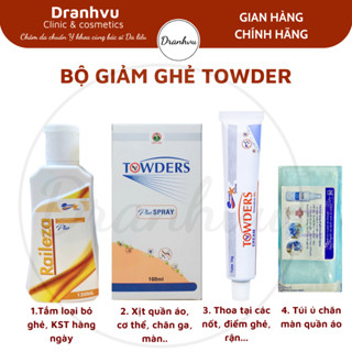 [Hàng công ty] Combo towder GSV giảm ghẻ, chấy, rận, côn trùng, KST trên da -Dranhvu