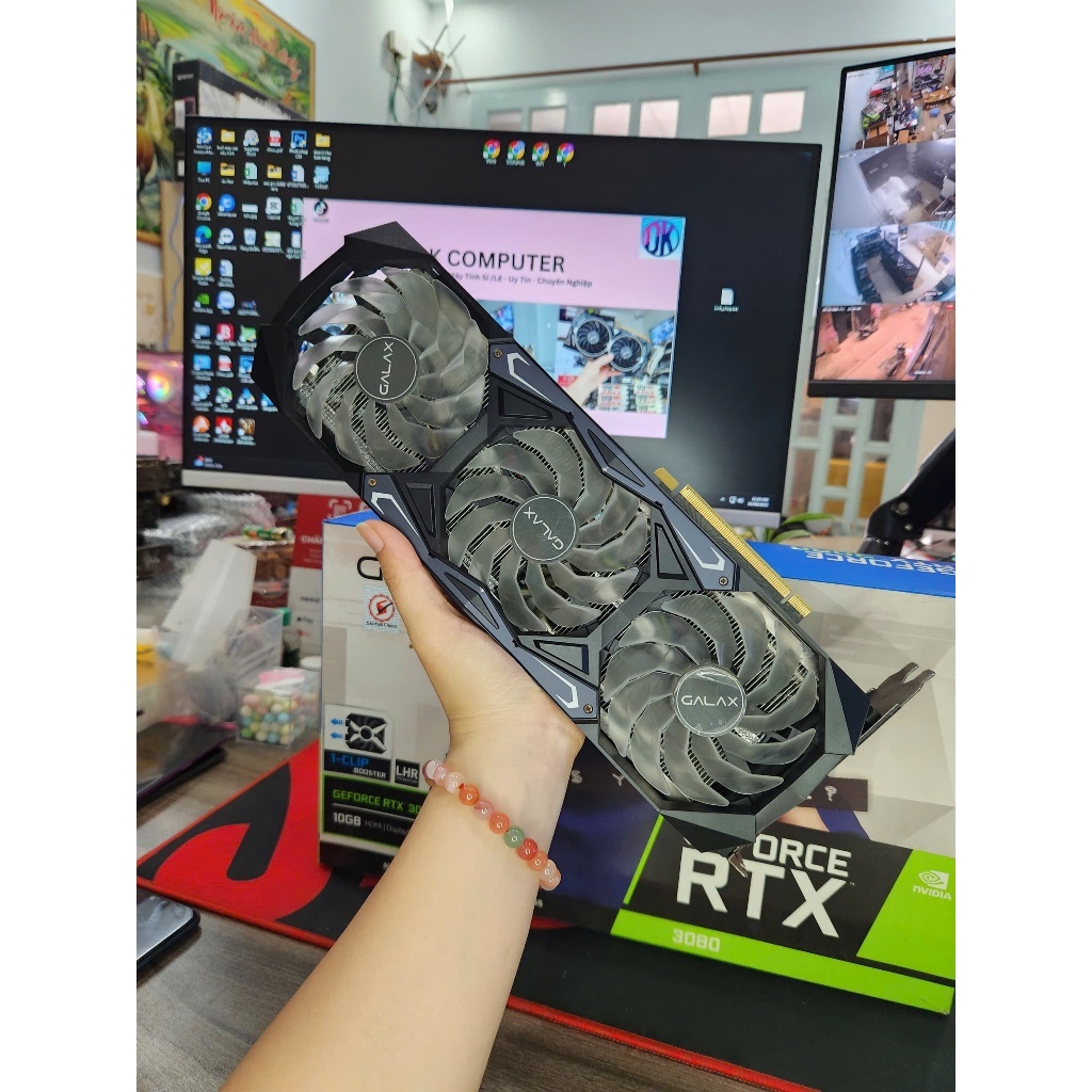 [DK Computer] Card màn hình VGA GALAX GeForce RTX 3080 SG (1-Click OC) 10GB GDDR6X