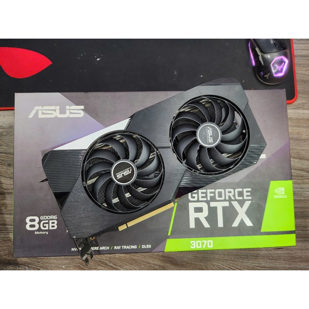 [DK Computer] Card Màn Hình VGA ASUS DUAL GeForce RTX 3070 8GB 2 fan cũ_full box