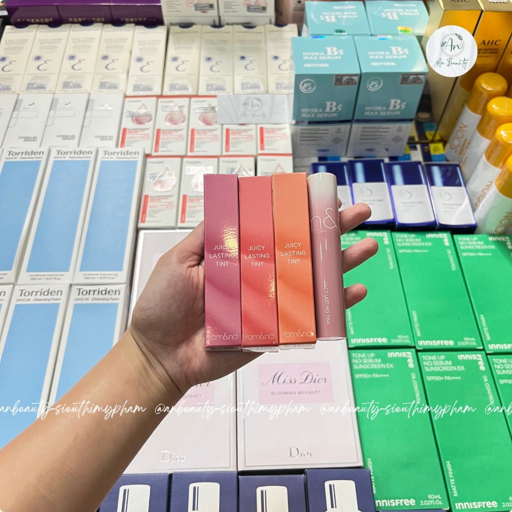 Son Romand Juicy tint bảng màu 37-38-39