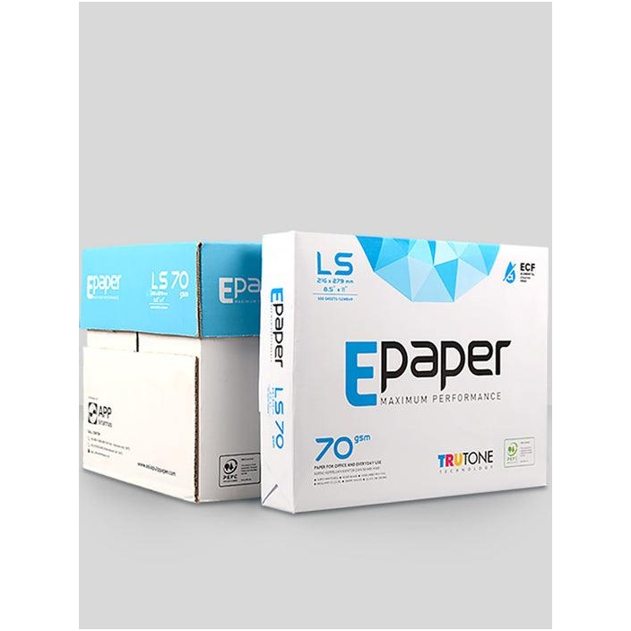 Thùng Giấy In Epaper Indonesia khổ A4 ĐL70gsm (5 tệp/ 1 thùng - 2500 tờ)