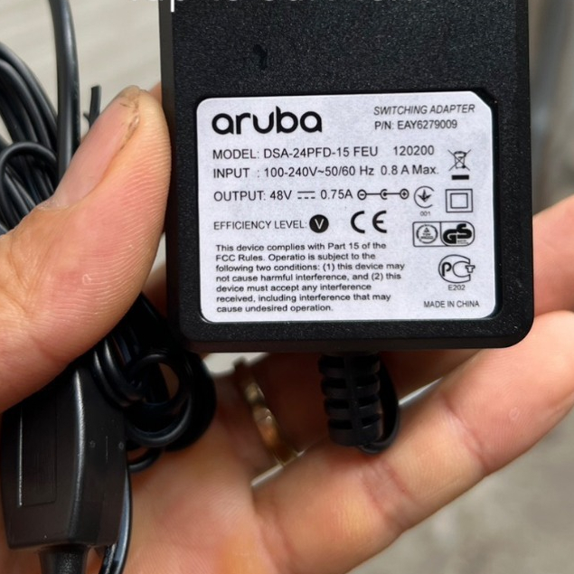 Bộ nguồn phát wifi Aruba 335 48v 0.75A