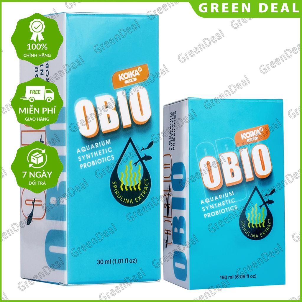 KOIKA - OBIO | Men vi sinh hỗ trợ tiêu hóa cho cá tép cảnh và xử lý nước hồ cá cảnh thủy sinh