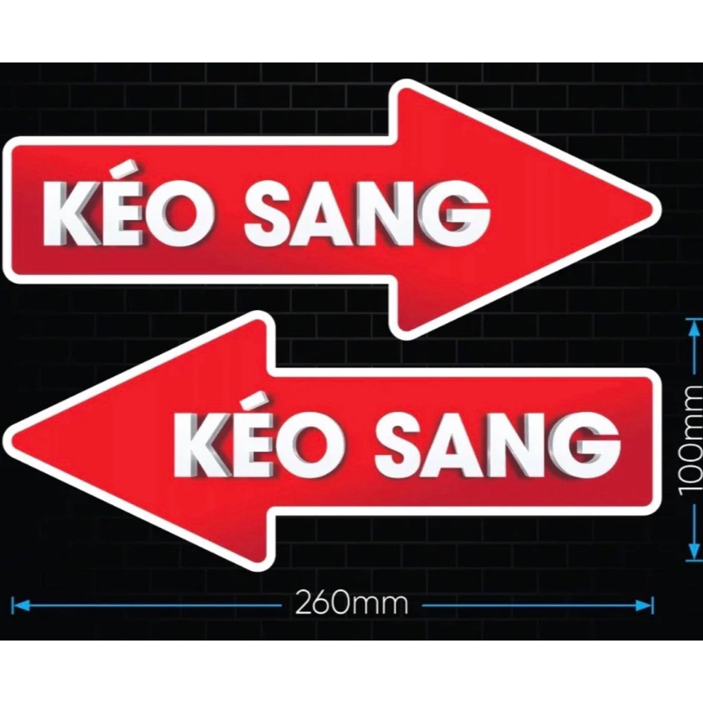 Decal kéo sang dán cửa kính, decor cửa kính