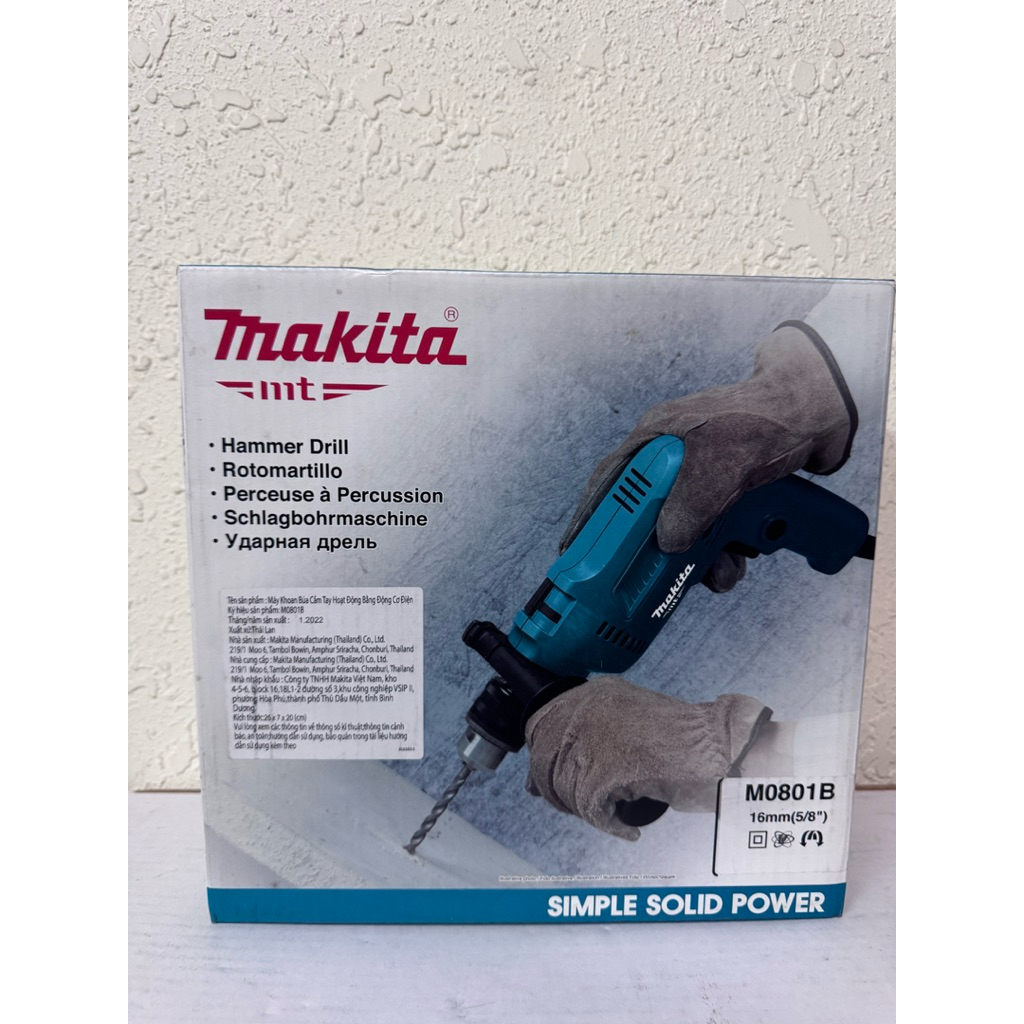 Máy khoan Makita M0801B công suất 500W chính hãng