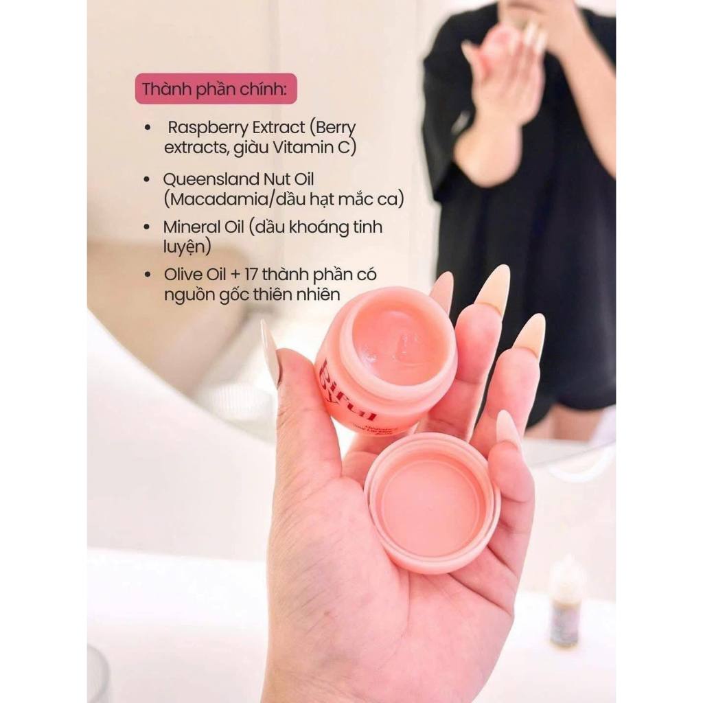 bifulby Hydrating Glow Lip Mask 10g – Mặt Nạ Dưỡng Ẩm, Phục Hồi, Cho Môi Mềm Mượt