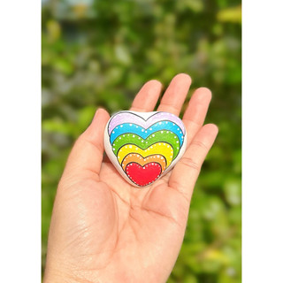 Tranh đá cuội - chủ đề trái tim