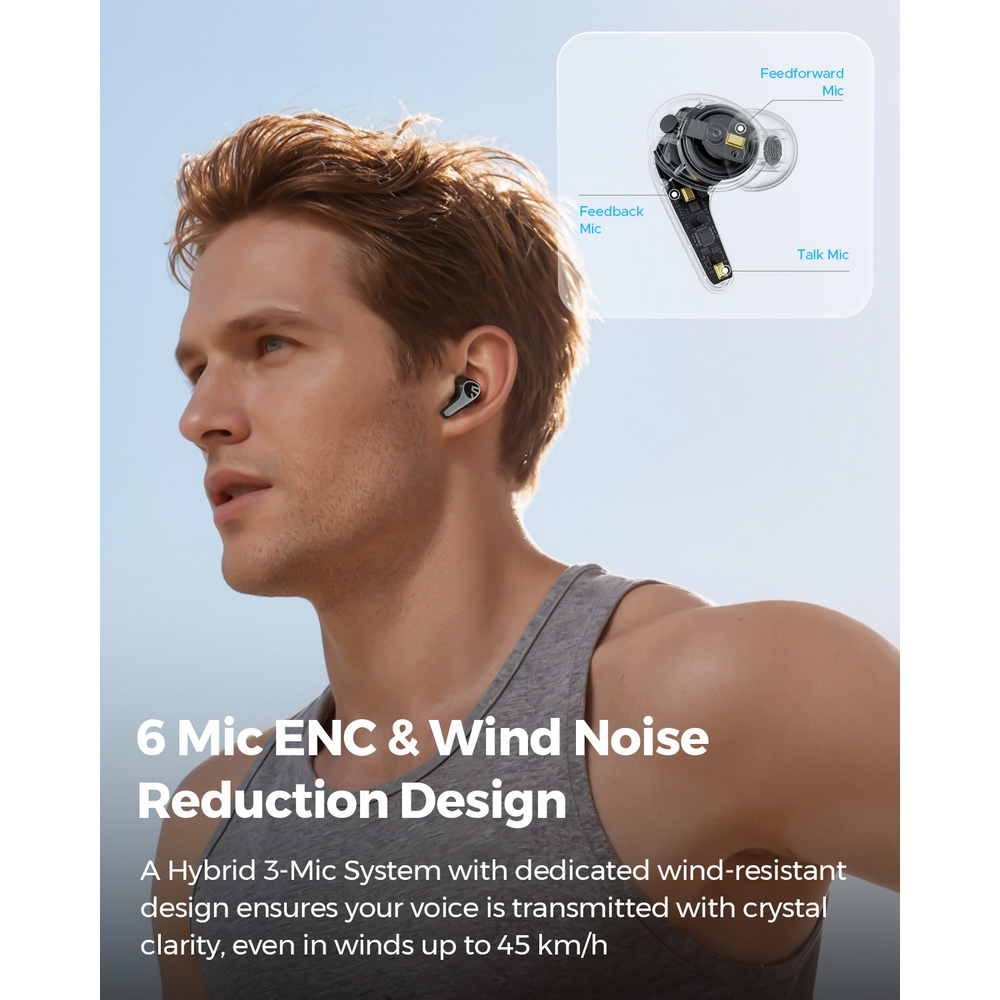 Tai Nghe Bluetooth 6.0 Soundpeats C30 | LDAC | Kết nối 2 thiết bị | loa 12mm  [ vs Capsule 3 Pro ] | BigBuy360 - bigbuy360.vn