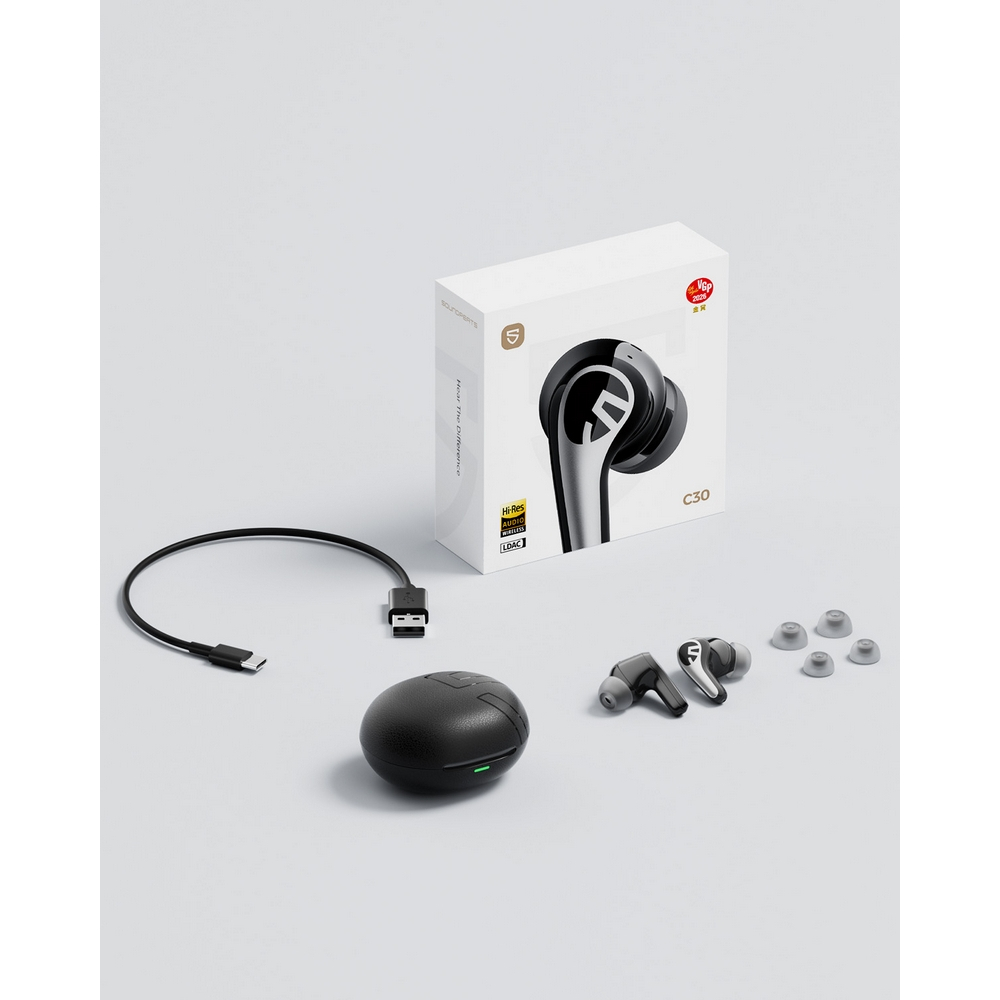 Tai Nghe Bluetooth 6.0 Soundpeats C30 | LDAC | Kết nối 2 thiết bị | loa 12mm  [ vs Capsule 3 Pro ] | BigBuy360 - bigbuy360.vn
