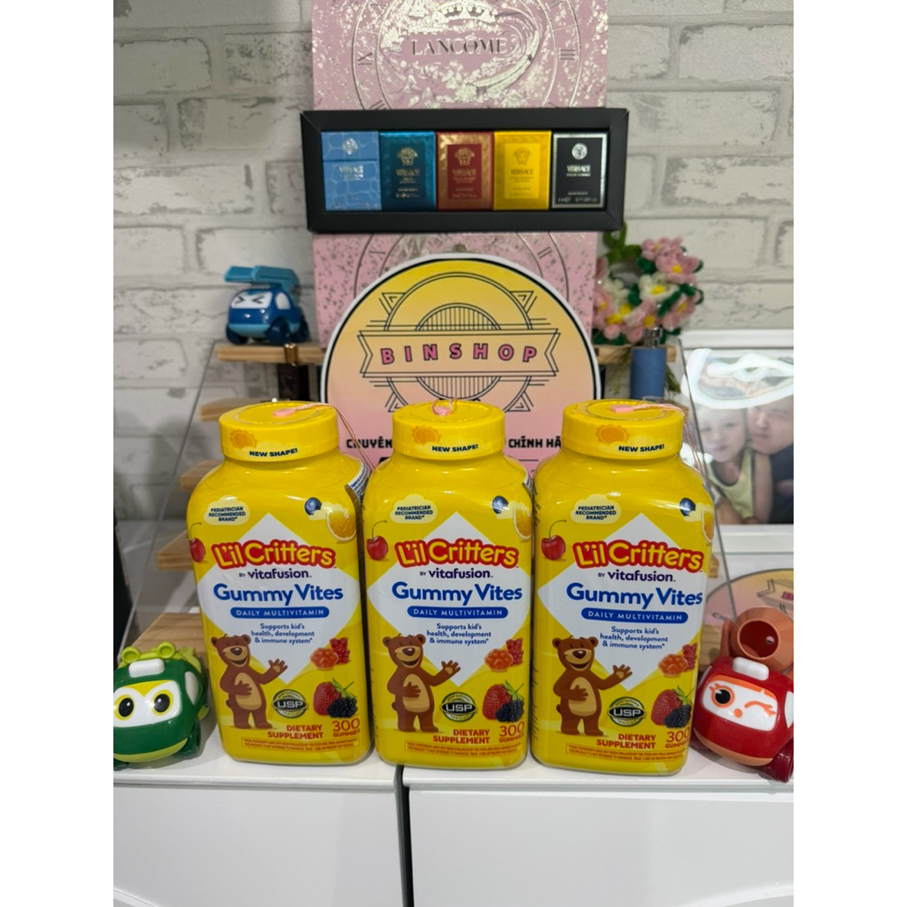 Kẹo dẻo gấu Lil Critters Gummy Vites bổ sung Vitamin 300 viên