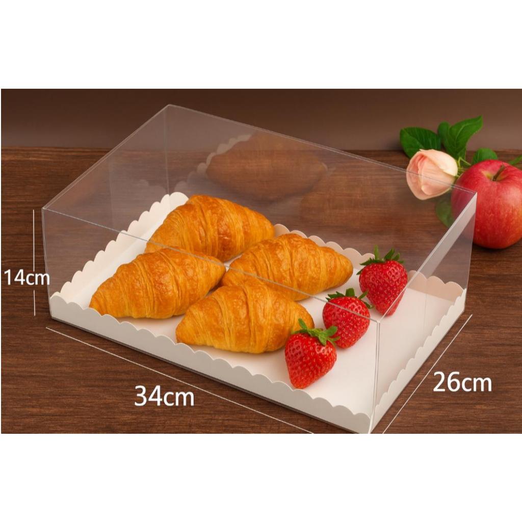 Hộp Mica Hinh Chữ Nhật Đựng Quà KÈM RUY BĂNG Trong Suốt Cao Cấp,Form Dài, Thanh Lịch--L1H1