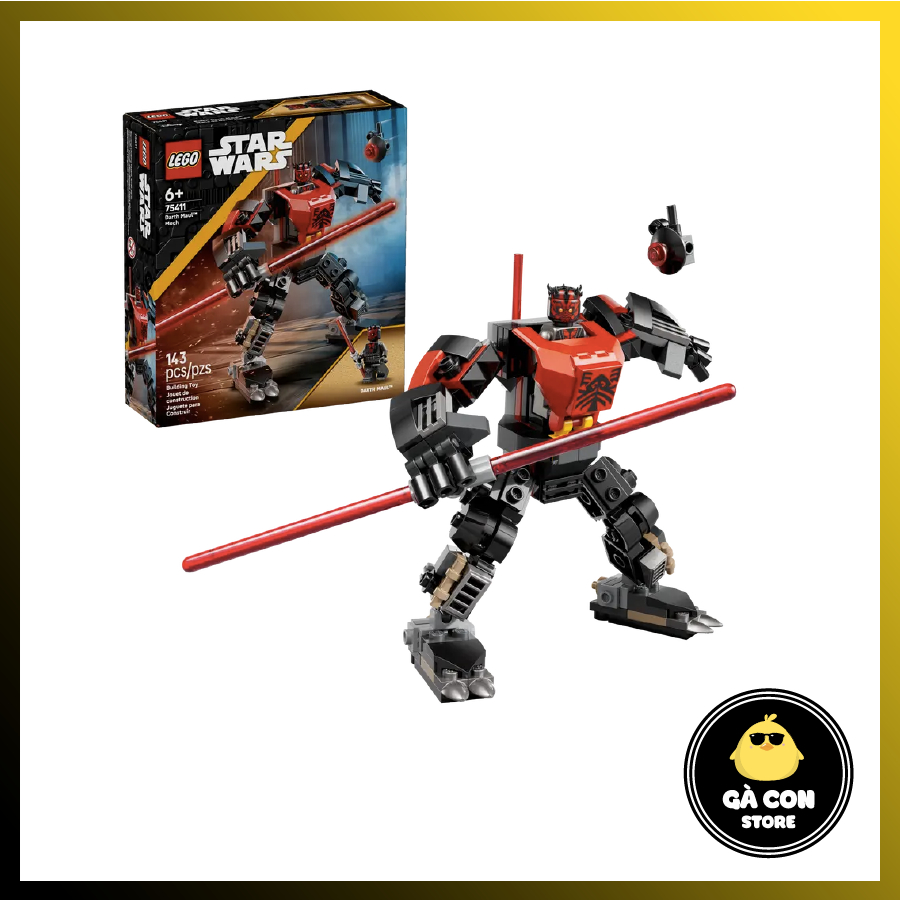 Đồ chơi lắp ráp  Star Wars 75411 Darth Maul Mech- Chiến Giáp Darth Maul ( Hàng có sẵn )