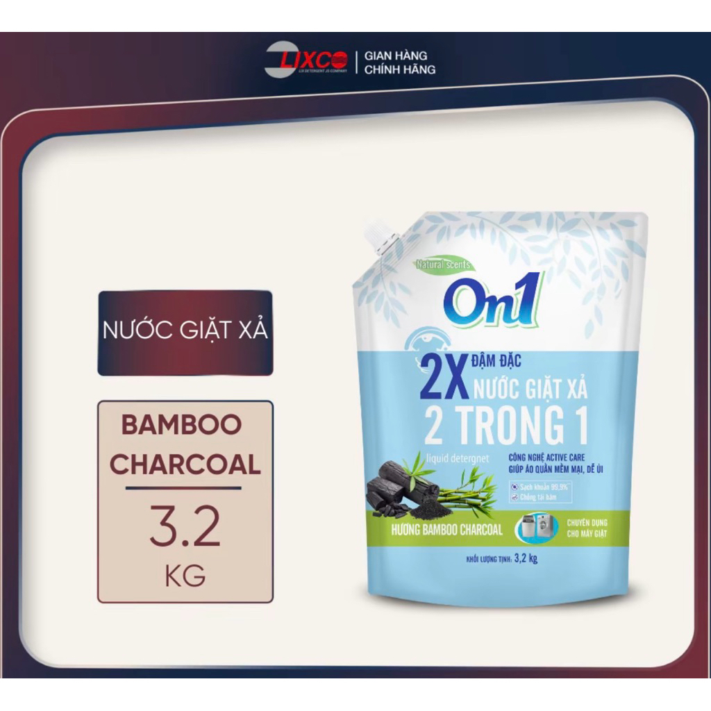 NƯỚC GIẶT XẢ ON1 HƯƠNG BAMBOO 3.2Kg