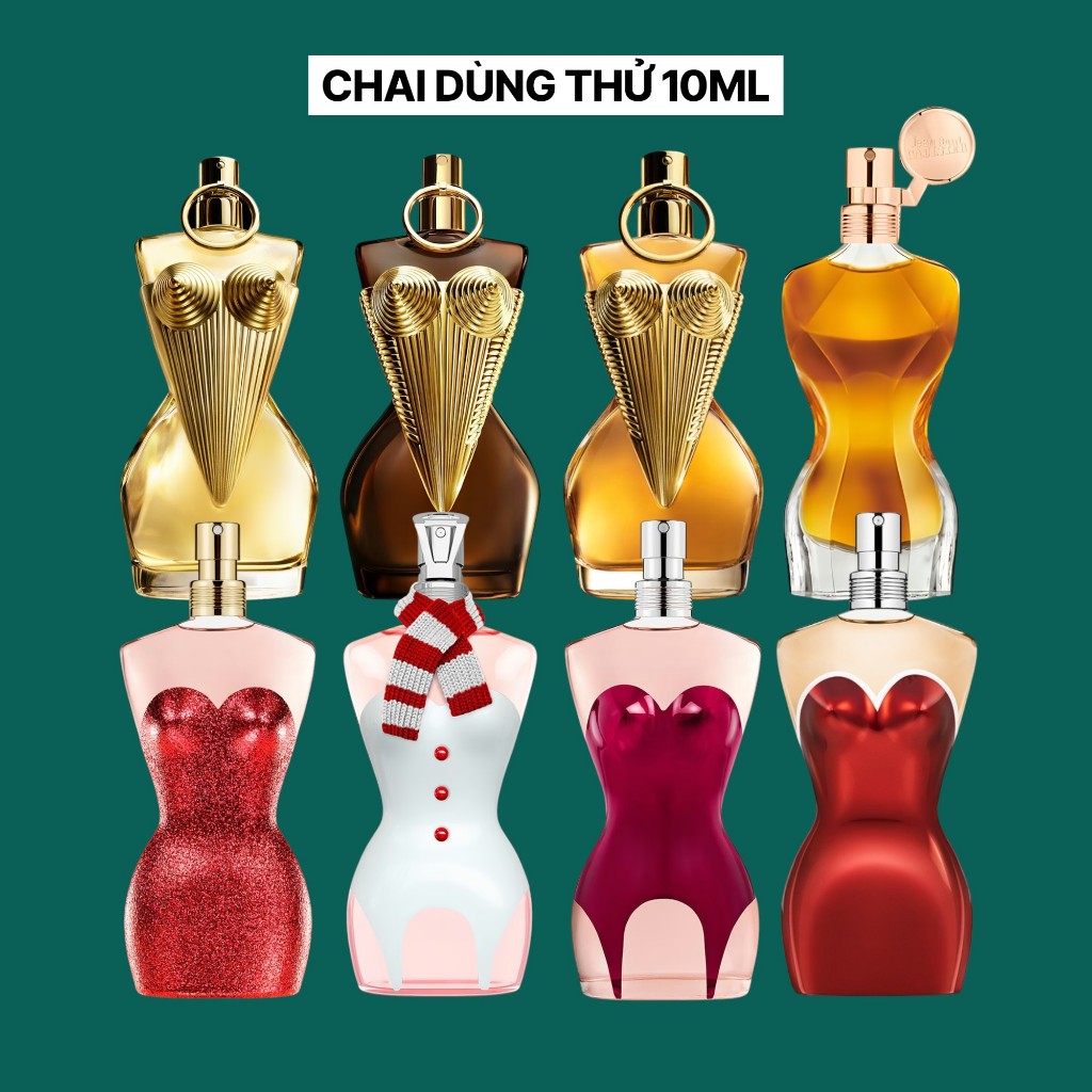 10ml - Nước Hoa nữ Jean Paul Gaultier Divine Le Parfum Elixir Classique Cabaret Xmas EDP