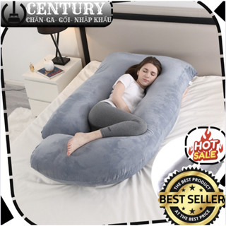 Gối bầu, gối cho mẹ bầu chữ G giúp nâng đỡ bụng, giảm đau lưng hỗ trợ giấc ngủ cho mẹ ngủ ngon