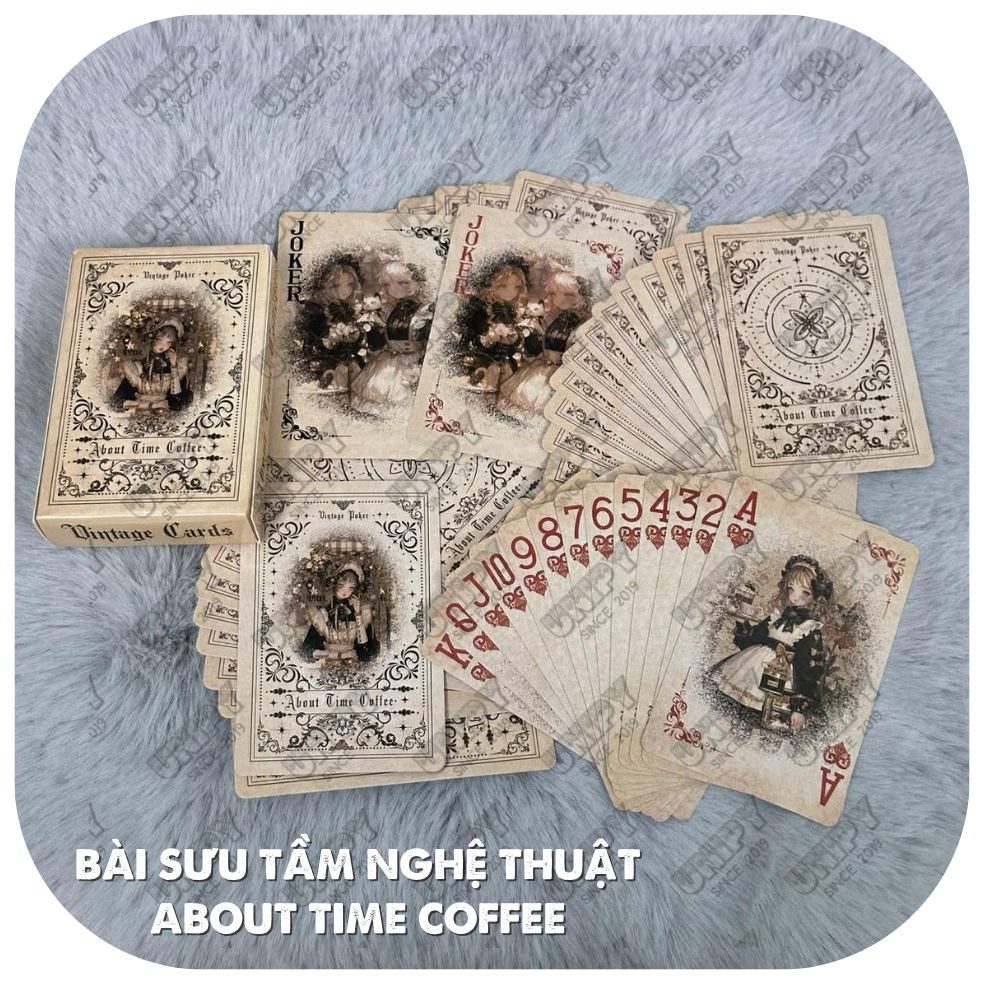 Bộ Bài About Time Coffee | Thẻ Bài Sưu Tầm Trưng Bày Quà Tặng