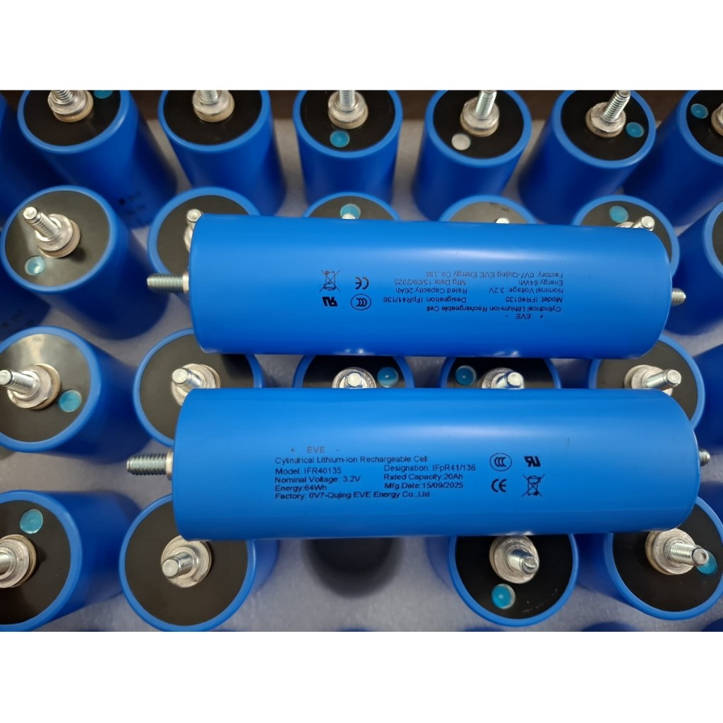 Pin Lithium 3,2v 20ah EVE Dòng Sả cao 20C (tặng kèm khung )