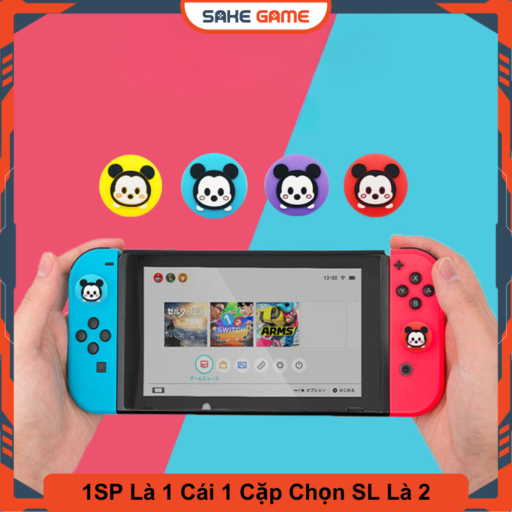 Núm bọc analog Nintendo Switch Chuột Mickey Núm Bọc analog Switch Mickey Núm Bọc Joycon Switch Núm B