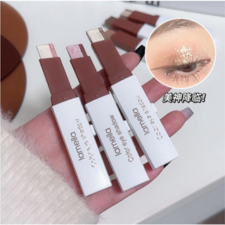  Phấn mắt nhũ 2 màu dạng thỏi Mẫu 3052 LML lấp lánh không thấm nước 