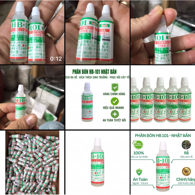 Hb101 phục hồi cây suy yếu thần dược cho cây lọ 6ml kích rễ  hb101