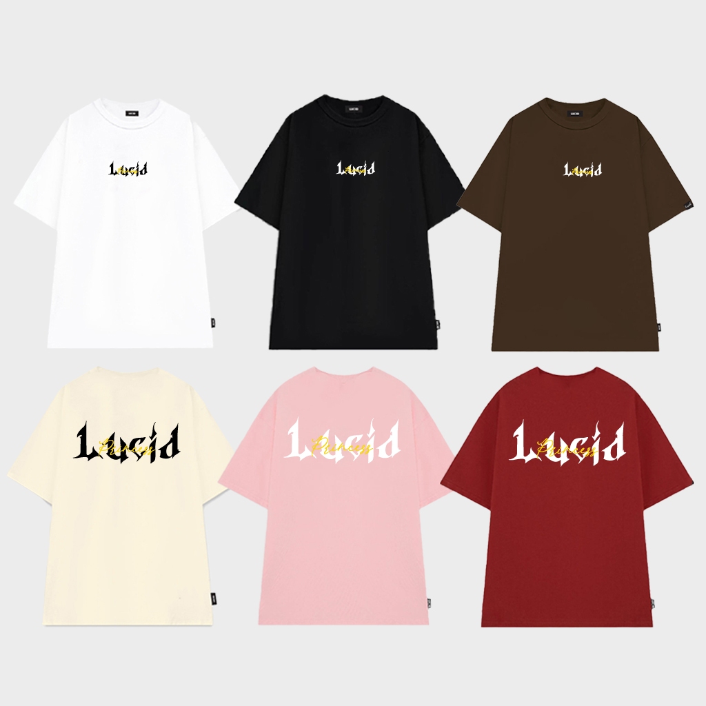 Áo Thun Local Brand Unisex LUCID Princess Nam Nữ Tay Lỡ From Rộng Chất Cotton