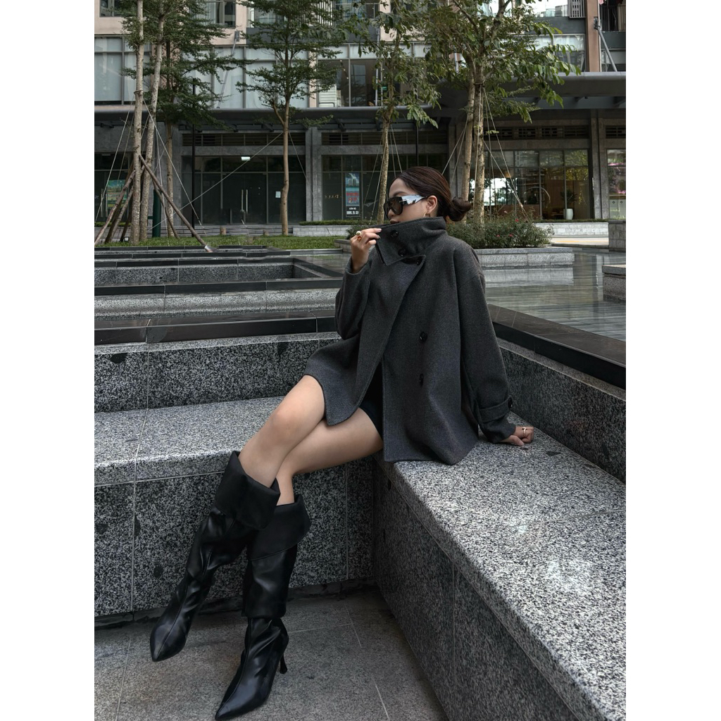 Trench coat dạ (Mich Coat)