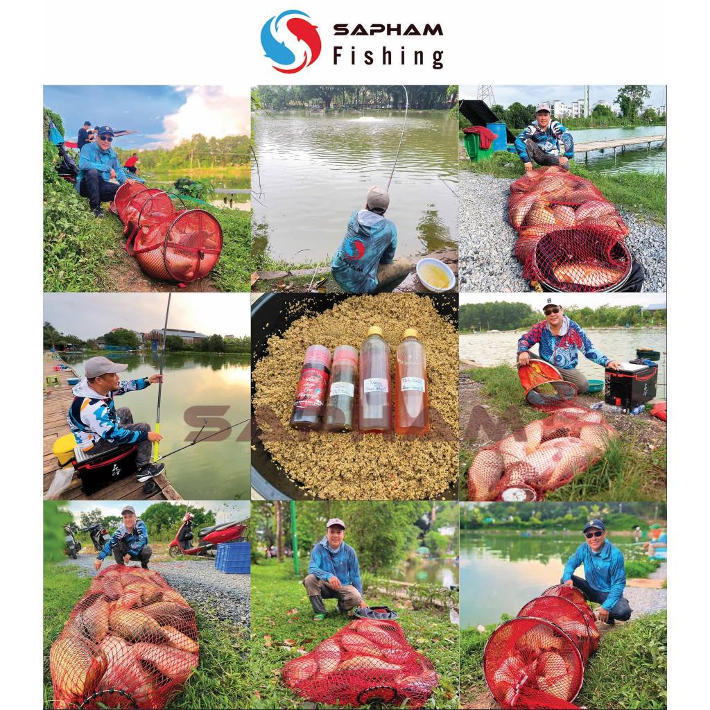 Sapham Fishing Combo Tinh Mùi Câu Chép Thi Đấu Tương Chua Ngọt Sapham Giữ Cá Lưu Ổ Lâu Tăng Khả Năng