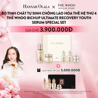 Hannah Olala x Whoo x Bộ tinh chất tự sinh chống lão hóa thế hệ thứ 4 THE WHOO Bichup NAD Duo Set 
