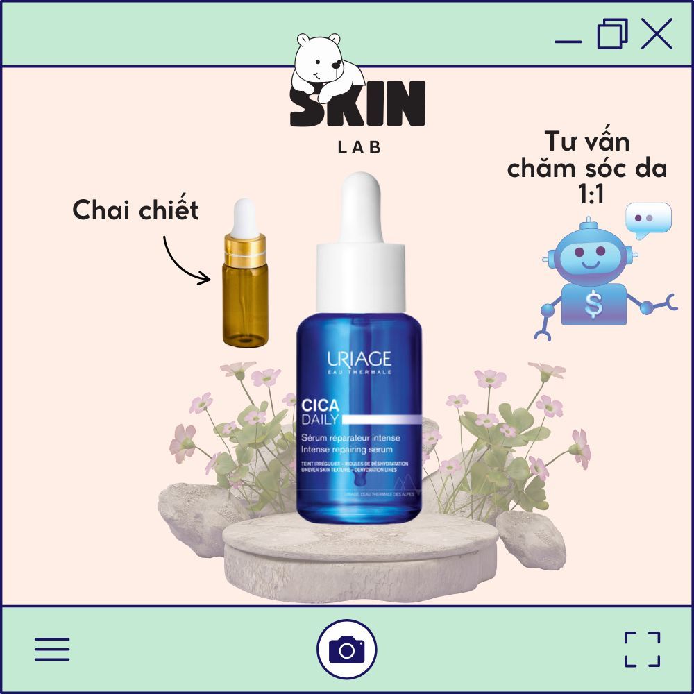 [URIAGE]_Serum làm dịu, làm lành và phục hồi da tổn thương hằng ngày URIAGE CICA DAILY SERUM