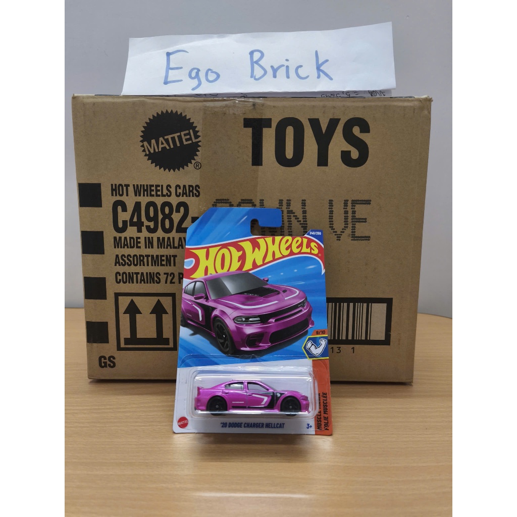 [HW] Xe mô hình Hot Wheels '20 Dodge Charger Hellcat tỉ lệ 1:64