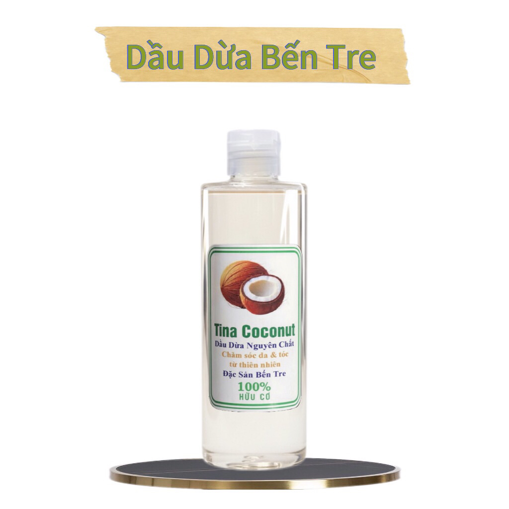 Dầu dừa tách lạnh dưỡng thể 500ml (tặng vỏ lăn môi dầu dừa) Dưỡng da, dưỡng tóc, dưỡng môi, massage 