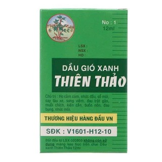 DẦU GIÓ XANH THIÊN THẢO (CHAI 12ML)