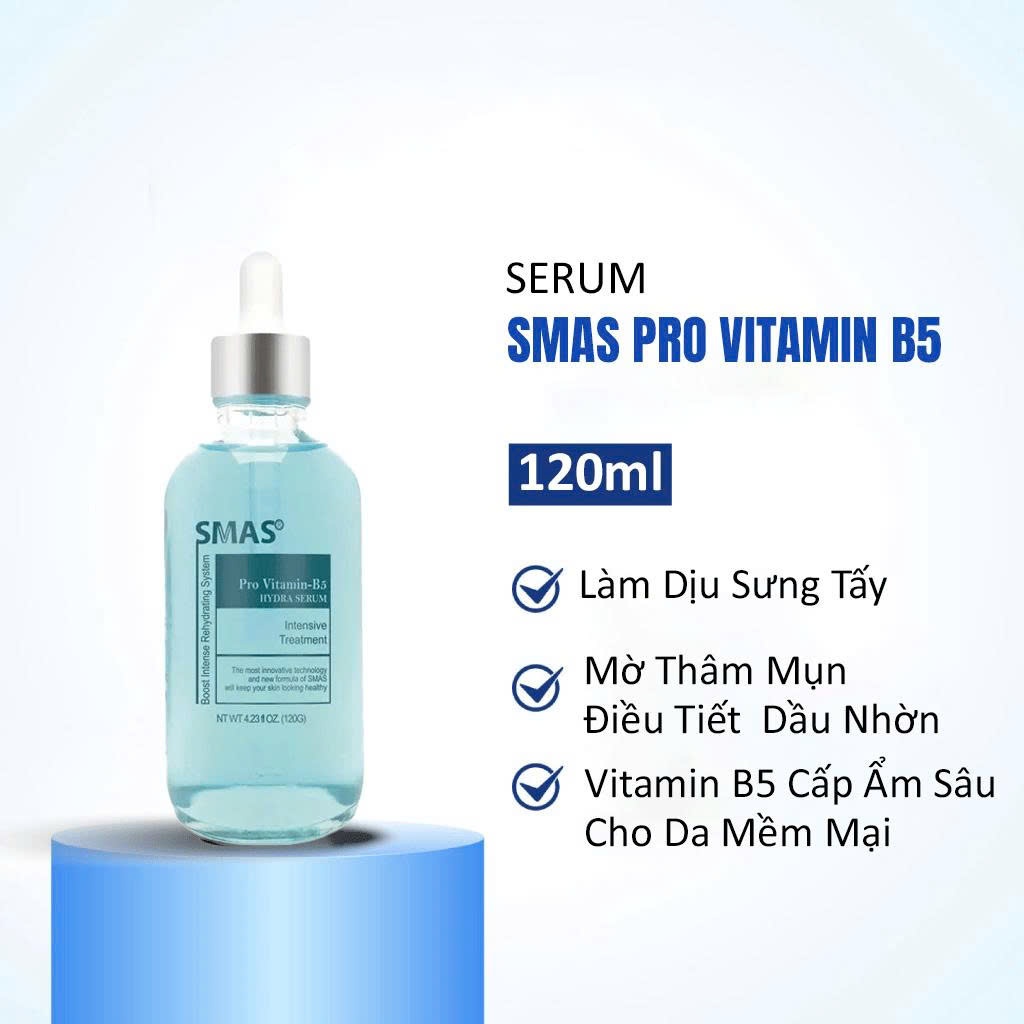 Serum B5 SMAS 120ml cấp ẩm, phục hồi da Pro Vitamin B5 Hydra Serum