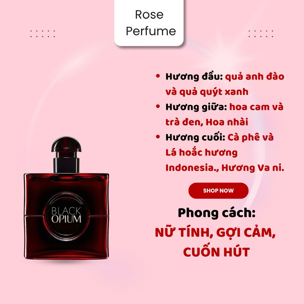 Nước hoa nữ Opium Over Red chiết 10ml