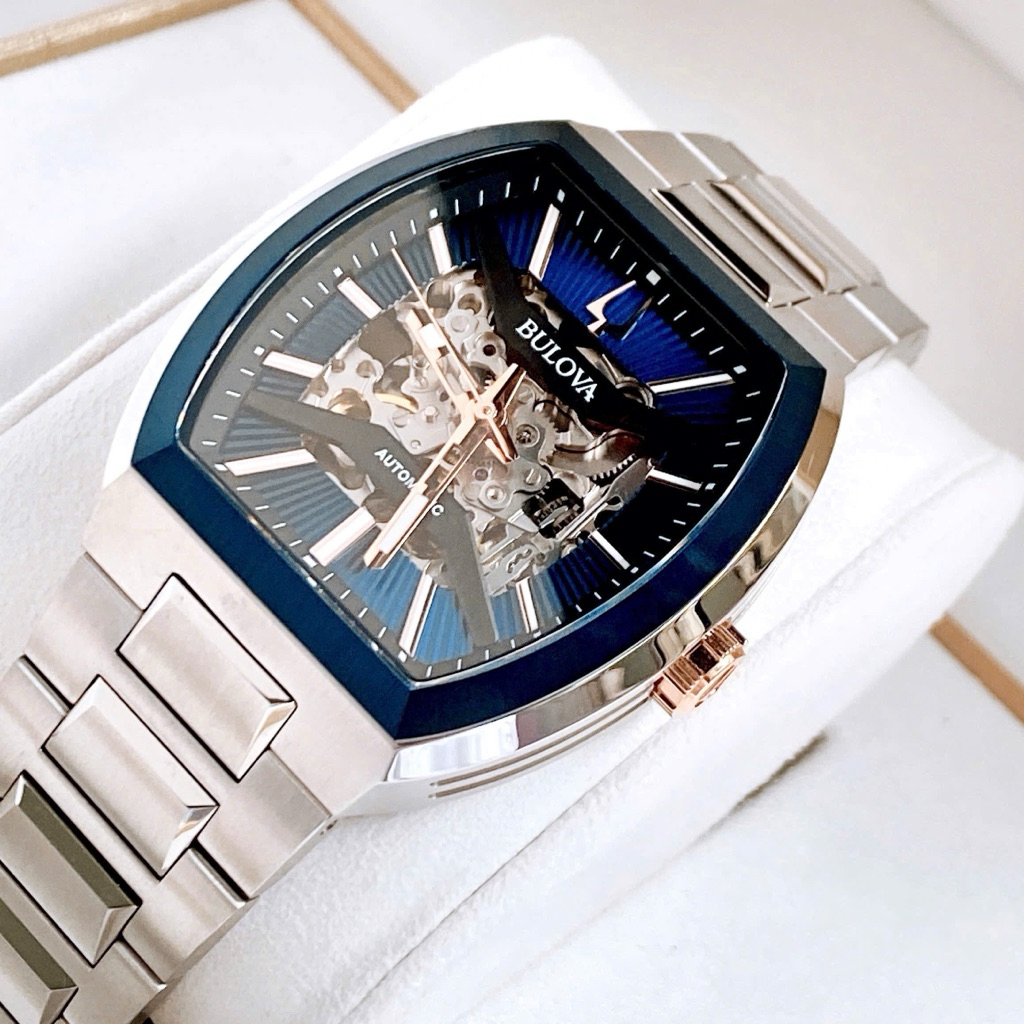 Bulova 98A319 Automatic Size 41 Skeleton