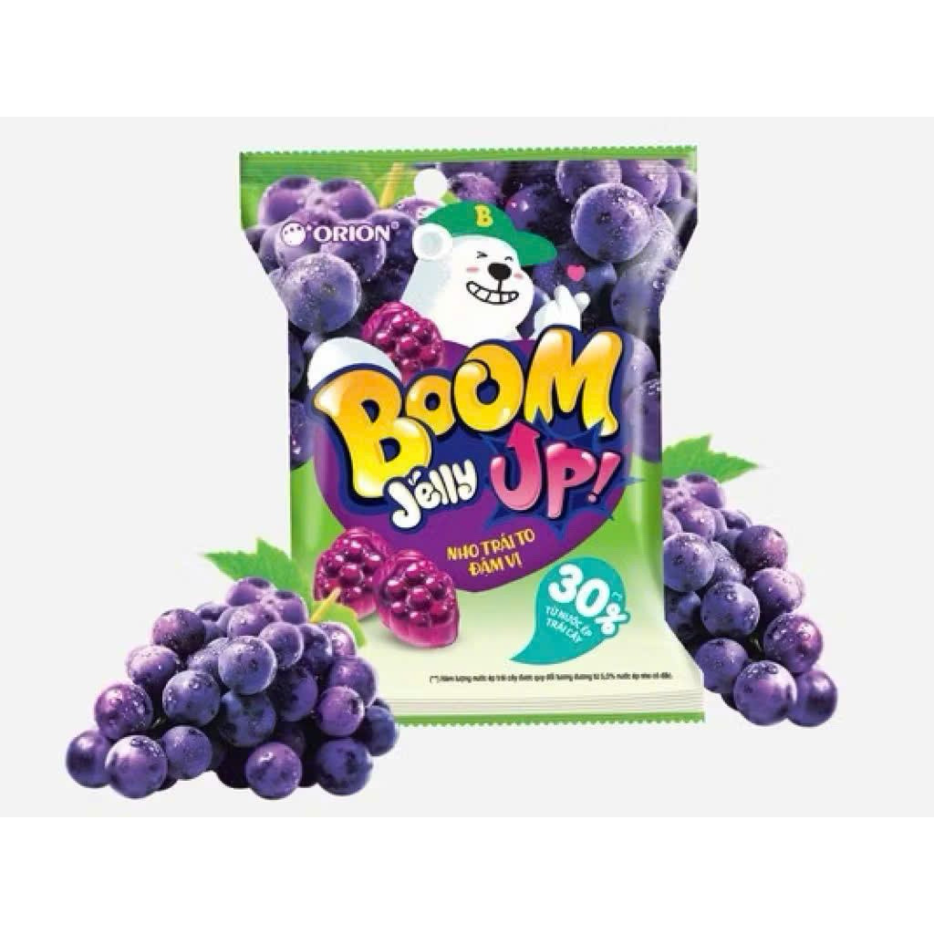 Orion Kẹo Dẻo Boom Jelly Orion Hương Nho 25g Vị Nho Thơm Ngon Phù Hợp Cho Người Yêu Thích Kẹo Dẻo Hư