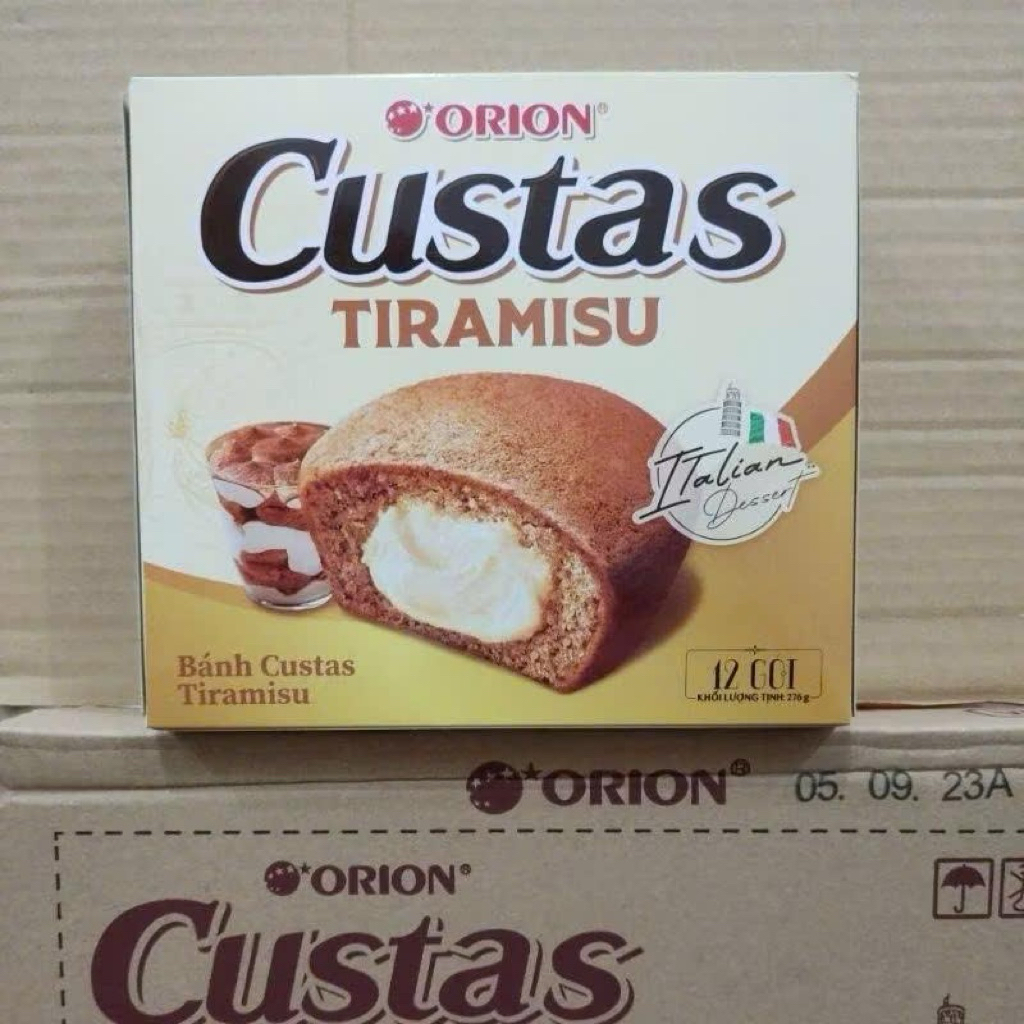 Bánh Custas TIramisu Orion hộp 12 cái (276g)