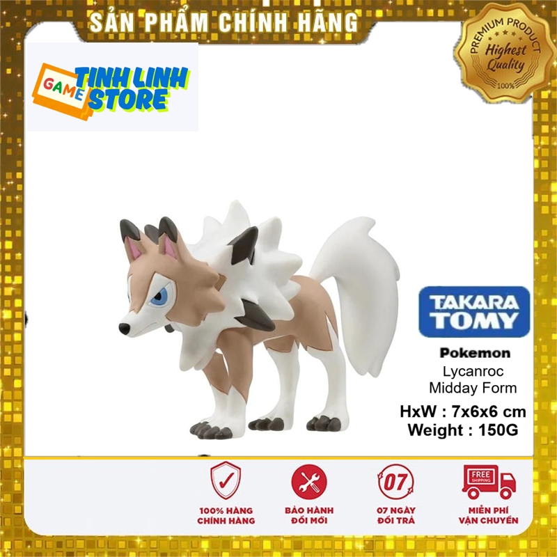 Mô hình Figure Pokemon MS-23 Lycanroc Midday Form