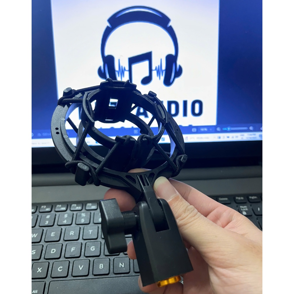 Shock Mount Chống Rung Micro – Phụ Kiện Cho Mic AT2020 AT2035 AT2050 – Kèm Ren Chuyển 5/8 – Chân Mic