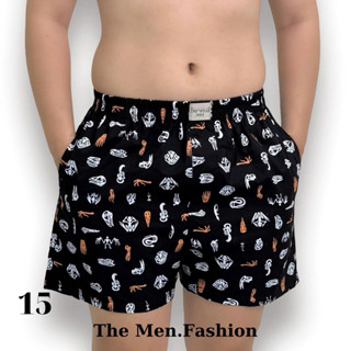  Quần ngủ nam mặc nhà THEMEN  chất cotton kate  - Quần đùi ngủ nam   Mã số 1-2-3-4-5-6-7-8-9-10-11-12   