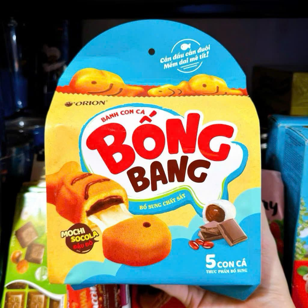 Orion Bánh Con Cá Bống Bang Orion Mochi Socola - Bánh Ngọt Đặc Biệt Kết Hợp Mochi Và Socola Thích Hợ