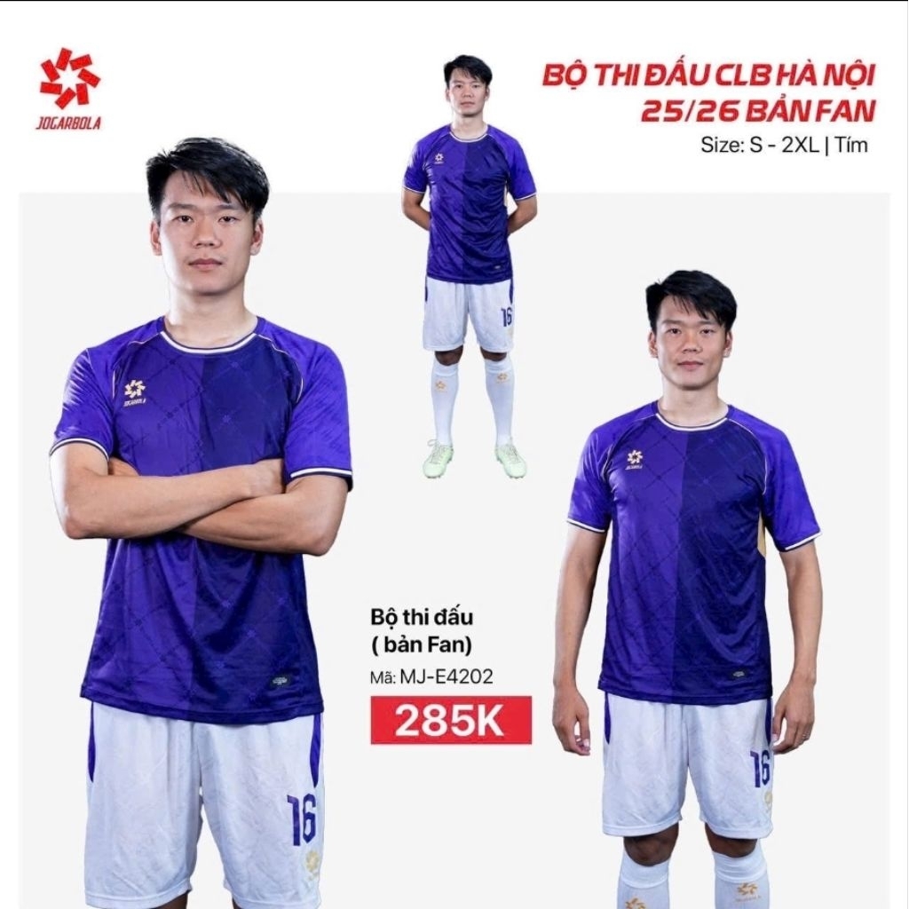 ÁO CLB HÀ NỘI FC - BẢN FAN (HỖ TRỢ IN ẤN)