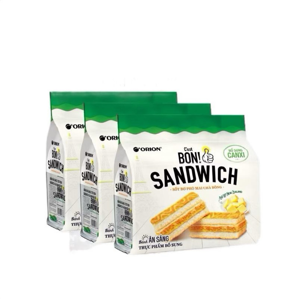 Orion Bánh Sandwich Boni - Sữa Bụ Phô Mai Chua Bông - Thức Ăn Sáng - Lựa Chọn Lý Tưởng Cho Bữa Sáng