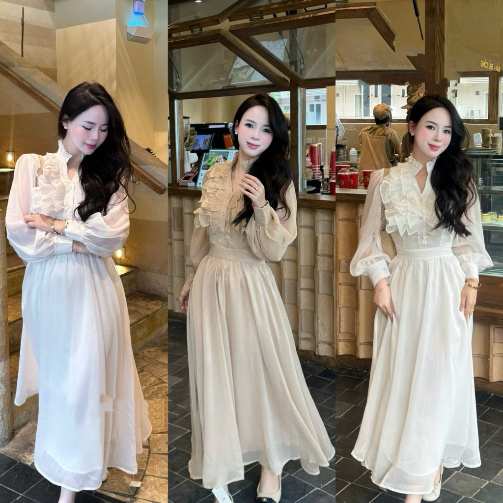 Váy Liền Viber Nàng Ther Mặc Đi Học Đi Làm Đi Chơi Dạo Phố Váy Thanh Lịch Váy Xinh